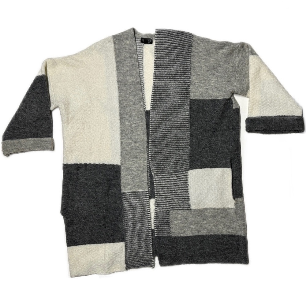 Topshop Patchwork Colorblock Oversized Grandpa Lo… - image 6